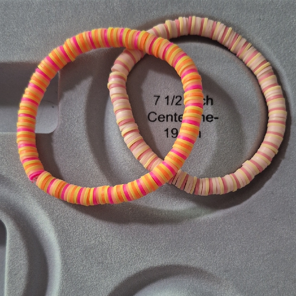 Colorful Beaded Bracelets Set